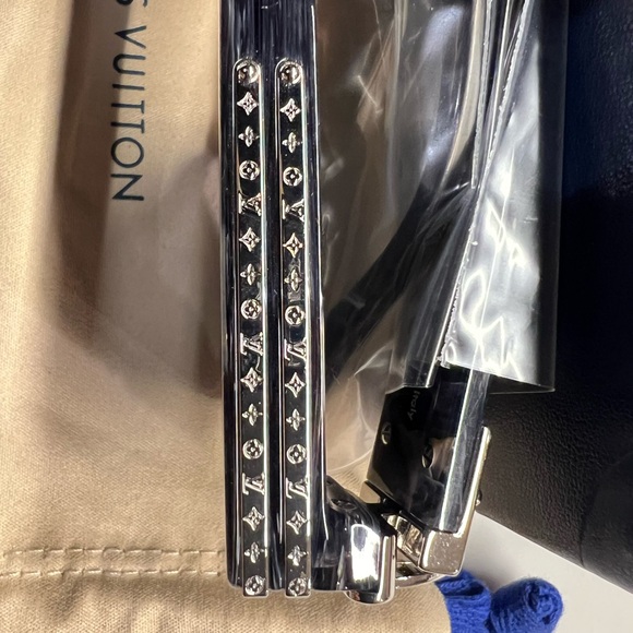 LOUIS VUITTON MILLIONAIRE 1.1 SUNGLASSES GREY MARBLE Z1326E - Picture 4 of 8